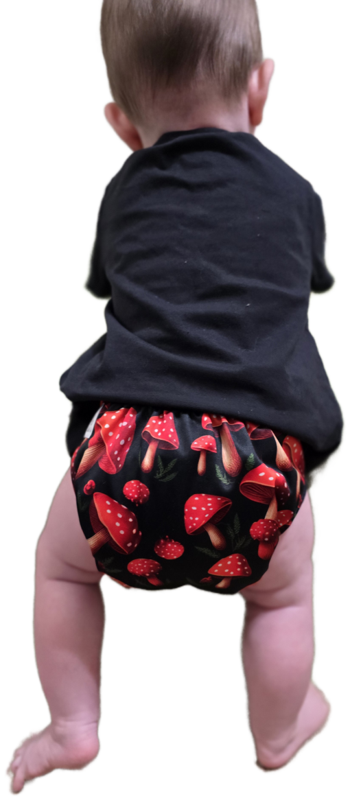 Amanita Delight - Moisture Wicking Pocket Cloth Diapers - AWJ (OS) - Image 12