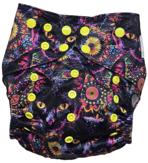 Whiskers in the Garden - Moisture Wicking Pocket Cloth Diapers - AWJ (OS) - Image 2