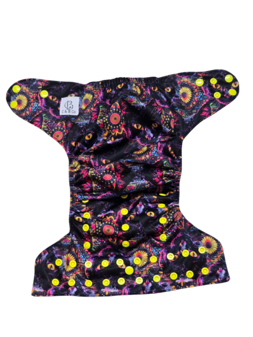 Whiskers in the Garden - Moisture Wicking Pocket Cloth Diapers - AWJ (OS) - Image 4