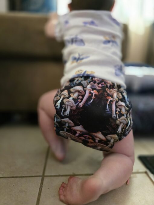 Mushroom Portals - Moisture Wicking Pocket Cloth Diapers - AWJ (OS) - Image 6