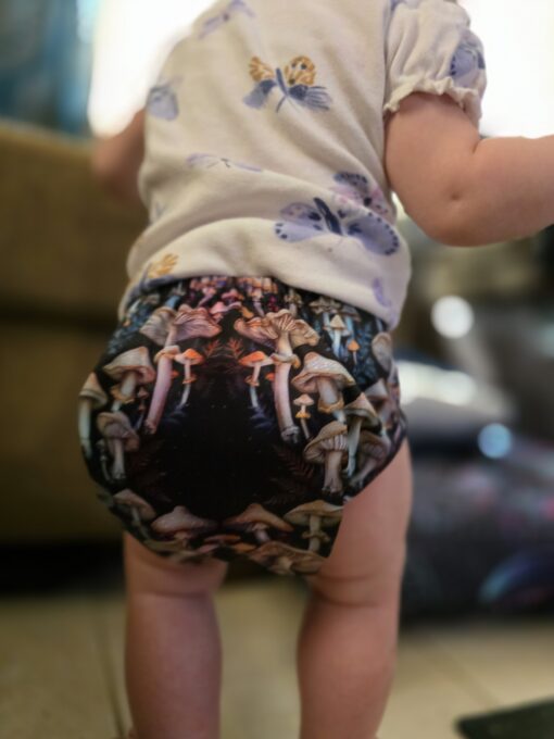 Mushroom Portals - Moisture Wicking Pocket Cloth Diapers - AWJ (OS) - Image 7