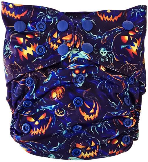 Jack-O-Fun - Moisture Wicking Pocket Cloth Diapers - AWJ (OS) - Image 2