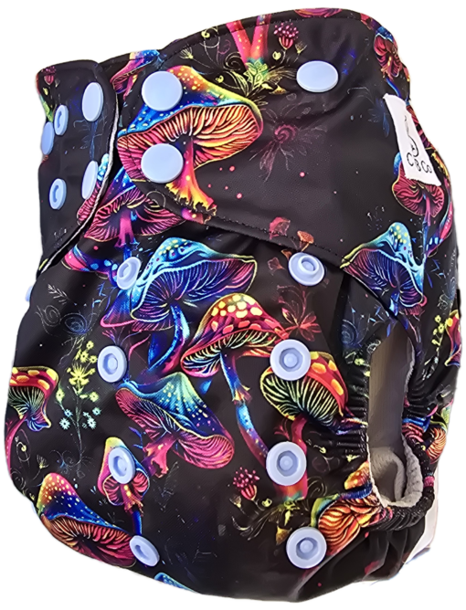 Shroomlit Dreams - Moisture Wicking Pocket Cloth Diapers - AWJ (OS) - Image 7