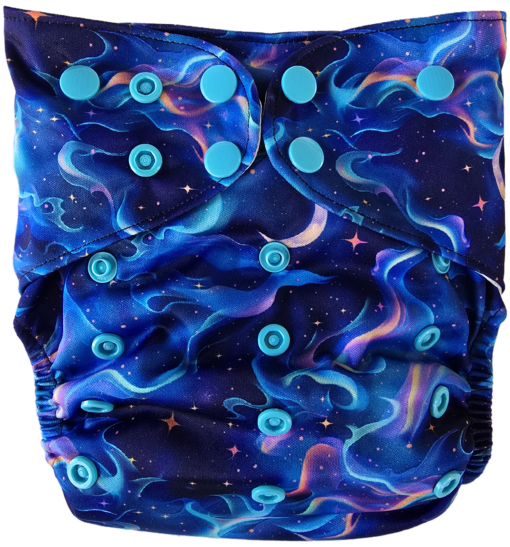 Stardust Nebula - Moisture Wicking Pocket Cloth Diapers - AWJ (OS) - Image 2