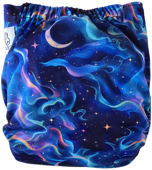 Stardust Nebula - Moisture Wicking Pocket Cloth Diapers - AWJ (OS)