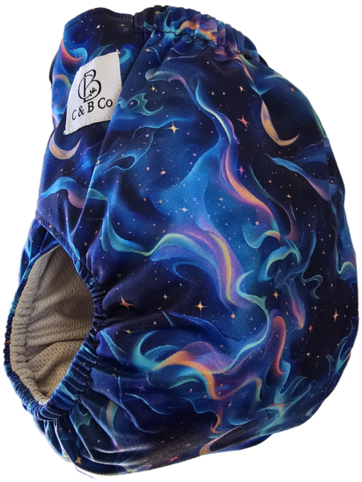 Stardust Nebula - Moisture Wicking Pocket Cloth Diapers - AWJ (OS) - Image 5