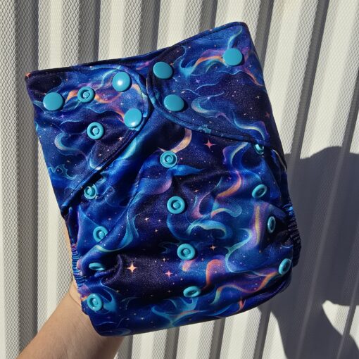 Stardust Nebula - Moisture Wicking Pocket Cloth Diapers - AWJ (OS) - Image 12