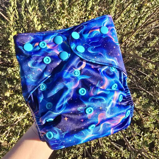 Stardust Nebula - Moisture Wicking Pocket Cloth Diapers - AWJ (OS) - Image 17