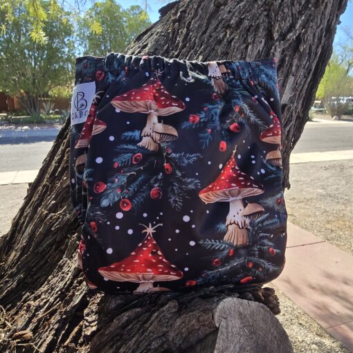 Merry Mushrooms - Moisture Wicking Pocket Cloth Diapers - AWJ (OS) - Image 10