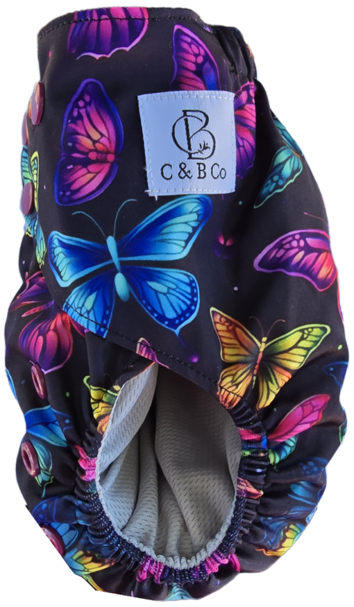 Neon Flutter - Moisture Wicking Pocket Cloth Diapers - AWJ (OS) - Image 8