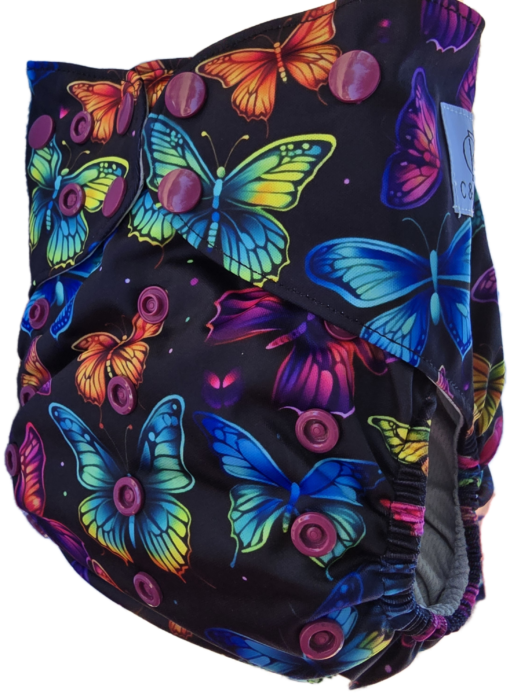 Neon Flutter - Moisture Wicking Pocket Cloth Diapers - AWJ (OS) - Image 9