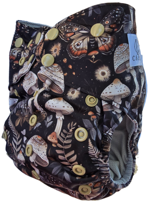 Mystic Moth - Moisture Wicking Pocket Cloth Diapers - AWJ (OS) - Image 8