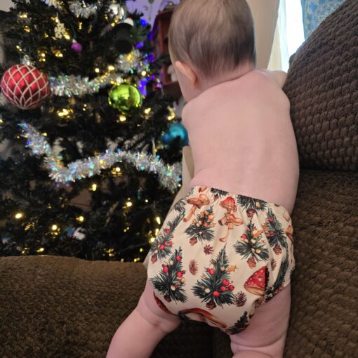 Trippy Tree Time - Moisture Wicking Pocket Cloth Diapers - AWJ (OS) - Image 11