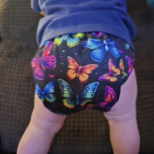 Neon Flutter - Moisture Wicking Pocket Cloth Diapers - AWJ (OS) - Image 12