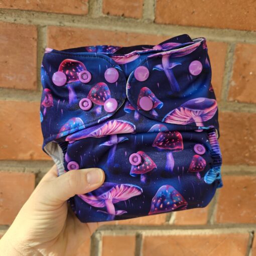 Purple Rain - Moisture Wicking Pocket Cloth Diapers - AWJ (OS) - Image 5