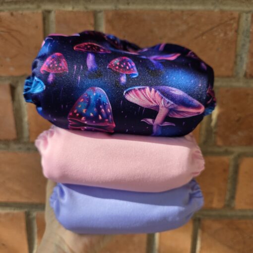 Purple Rain - Moisture Wicking Pocket Cloth Diapers - AWJ (OS) - Image 6