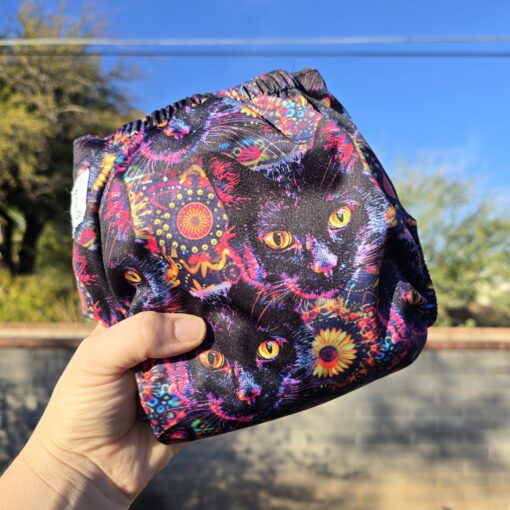 Whiskers in the Garden - Moisture Wicking Pocket Cloth Diapers - AWJ (OS) - Image 6