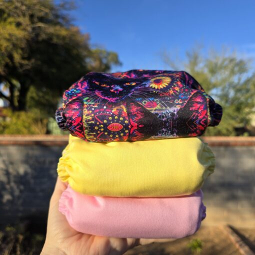 Whiskers in the Garden - Moisture Wicking Pocket Cloth Diapers - AWJ (OS) - Image 8