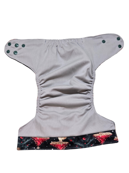 Merry Mushrooms - Moisture Wicking Pocket Cloth Diapers - AWJ (OS) - Image 9