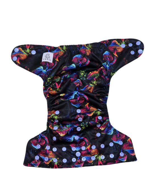 Shroomlit Dreams - Moisture Wicking Pocket Cloth Diapers - AWJ (OS) - Image 11