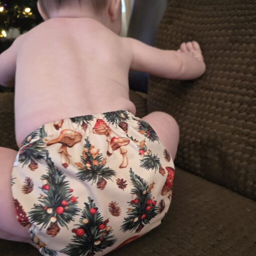 Christmas Twin Pack - Moisture Wicking Pocket Cloth Diapers - AWJ (OS) - Image 11