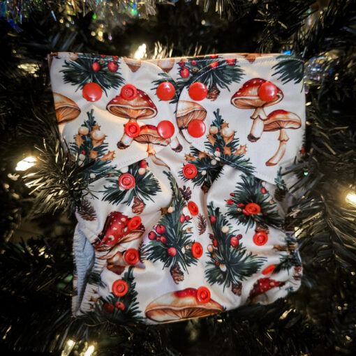 Christmas Twin Pack - Moisture Wicking Pocket Cloth Diapers - AWJ (OS) - Image 2