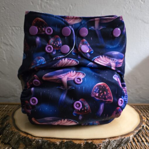 Mushroom Magic Duo - Moisture Wicking Pocket Cloth Diapers - AWJ (OS) - Image 12