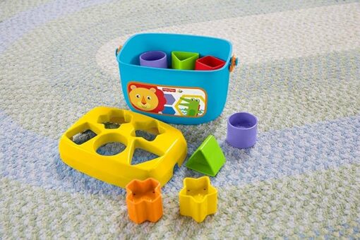 Fisher-Price Stacking Toy Baby's First Blocks Set of 10 Shapes for Sorting Play for Infants Ages 6+ Months - Image 4