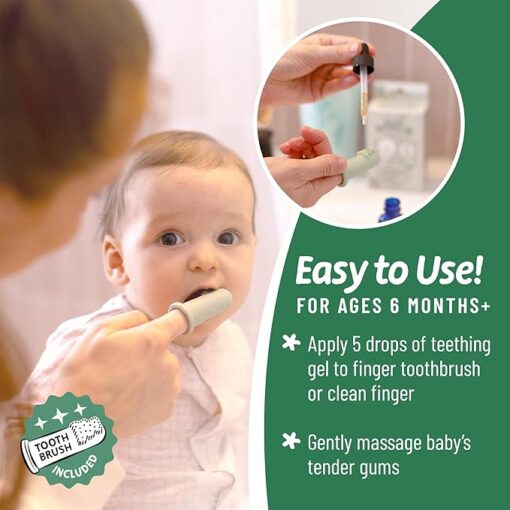 Legendairy Milk Organic Teething Gel - Baby Teething Relief Drops, Clove and Chamomile - Ideal for Babies and Toddlers - Sugar Free, 120 Servings - Image 3