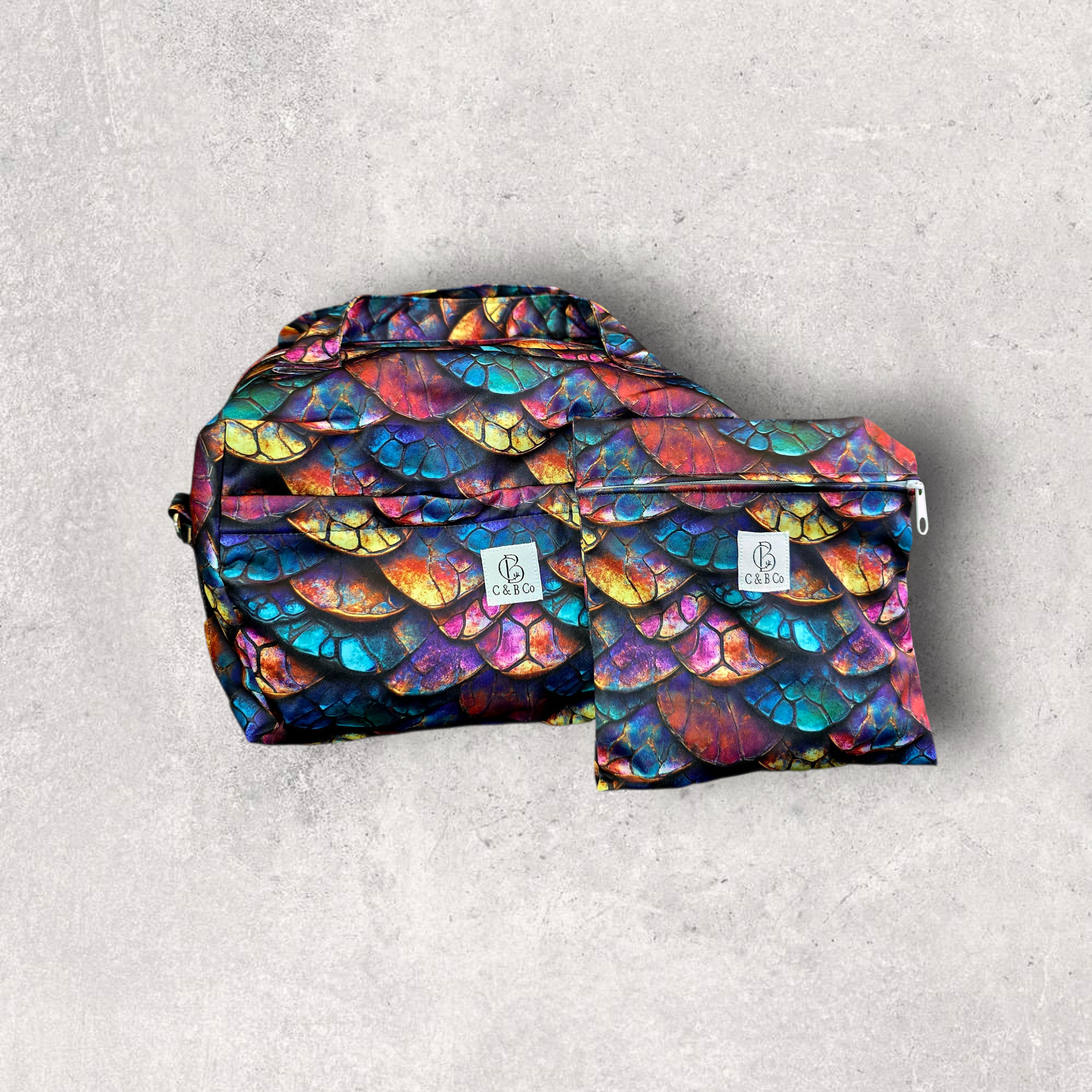 Draco Magic Diaper Duffle — Waterproof Baby Bag with Matching Mini Wet Bag