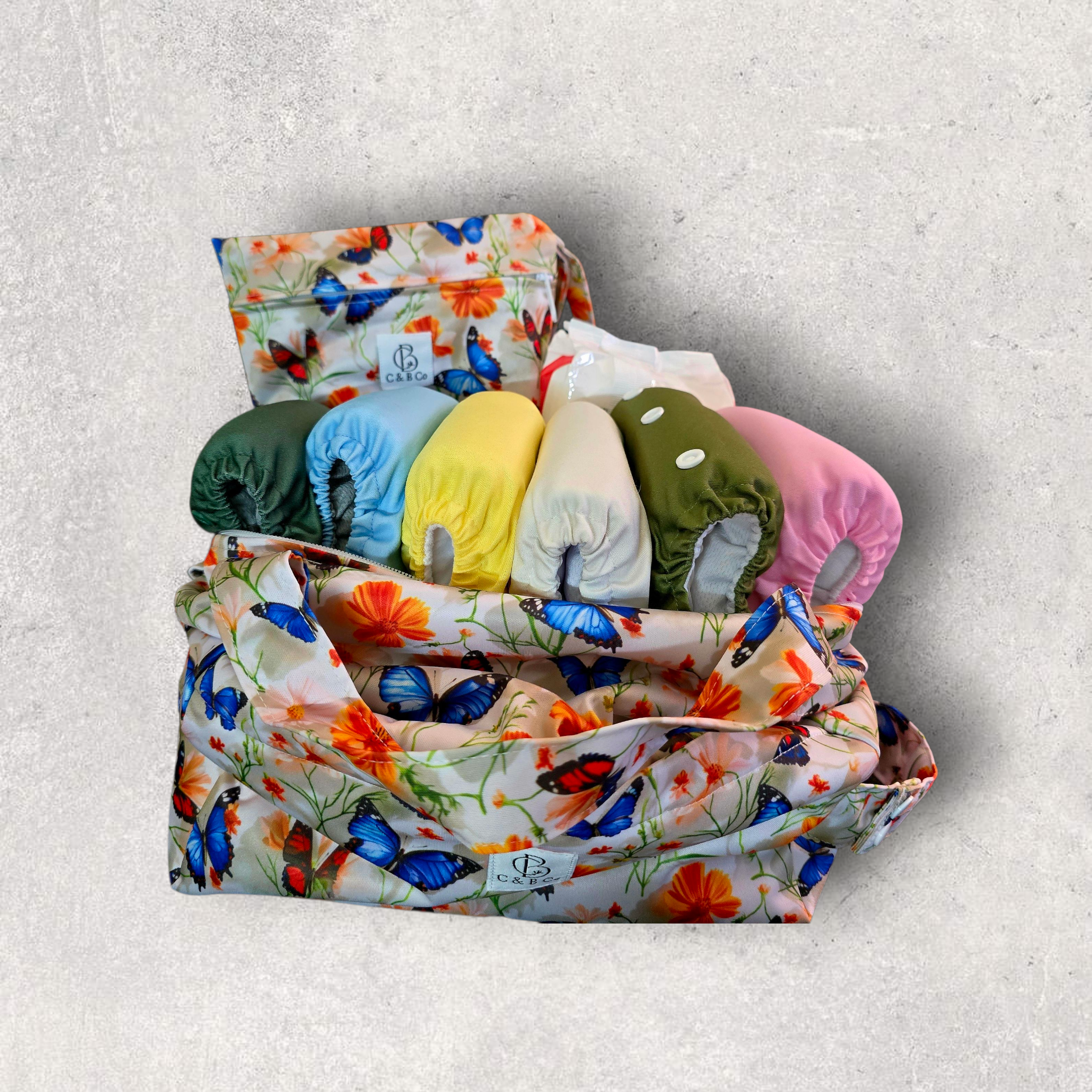 Fly Free Diaper Duffle — Waterproof Baby Bag with Matching Mini Wet Bag - Image 5