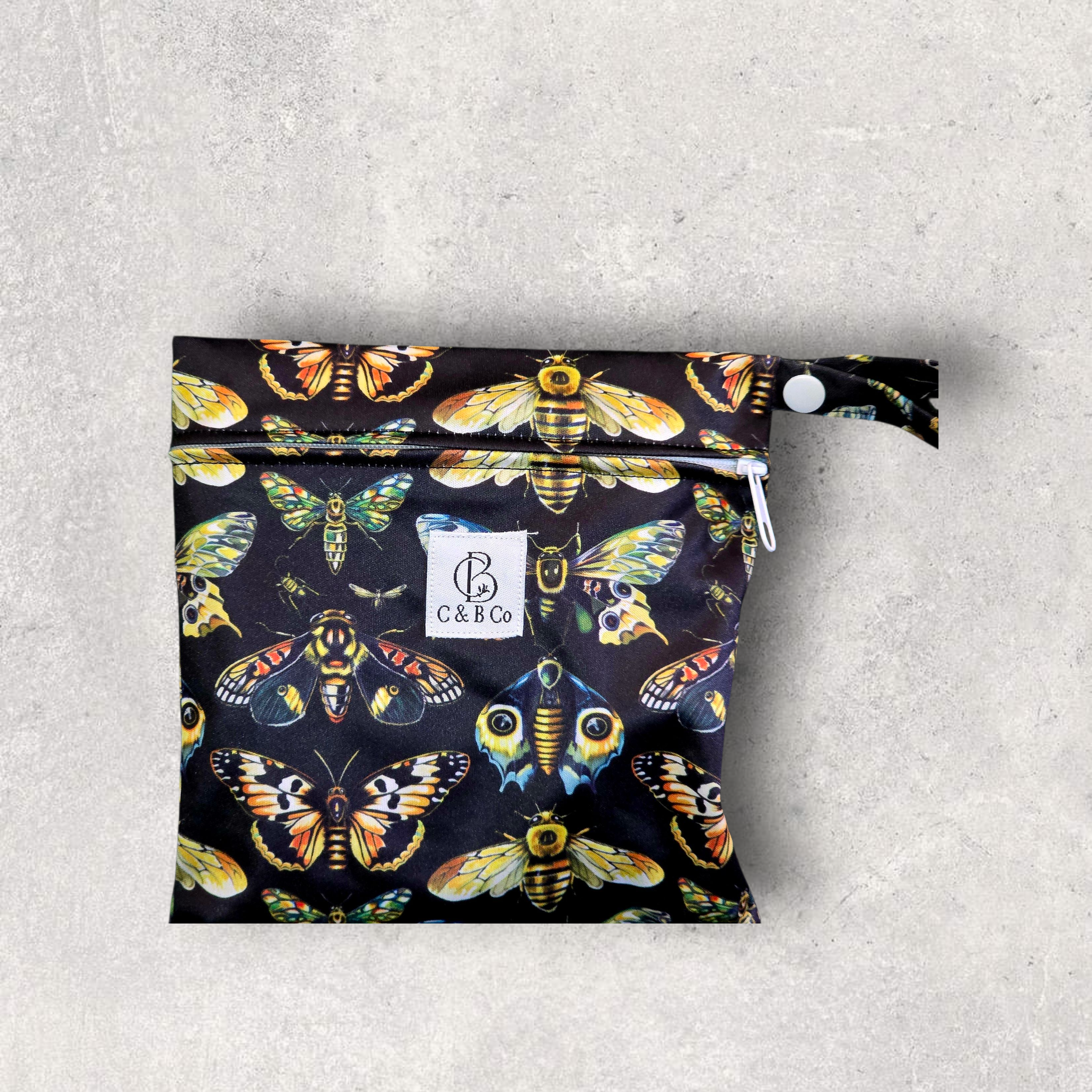 Gilded Wings Diaper Duffle — Waterproof Baby Bag with Matching Mini Wet Bag - Image 3