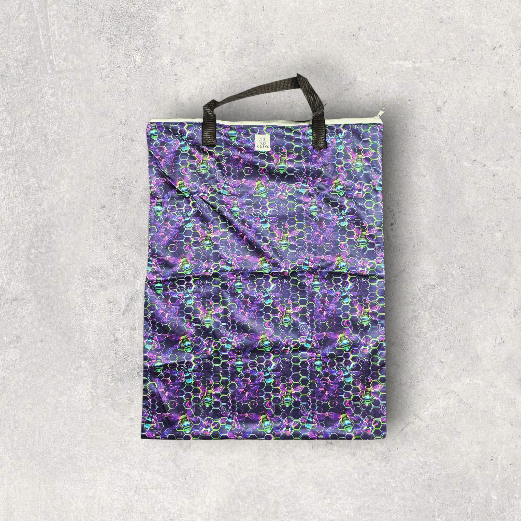Neon Nectar Ample All-In Wet Bag — Waterproof Laundry, Diaper & Travel Bag